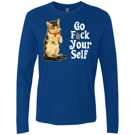 T-Shirts Royal / Small Go fck yourself Men's Premium Long Sleeve