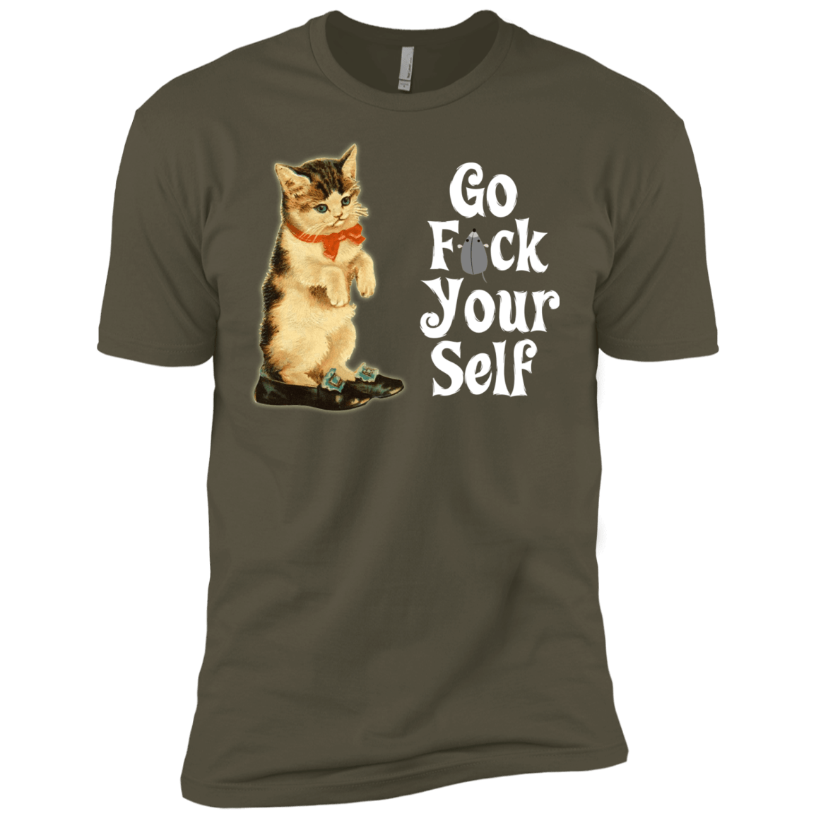 T-Shirts Military Green / X-Small Go fck yourself Men's Premium T-Shirt