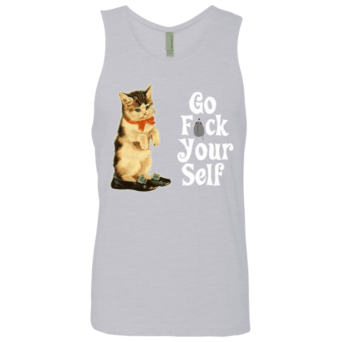 T-Shirts Heather Grey / Small Go fck yourself Men's Premium Tank Top