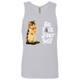 T-Shirts Heather Grey / Small Go fck yourself Men's Premium Tank Top