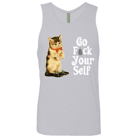 T-Shirts Heather Grey / Small Go fck yourself Men's Premium Tank Top