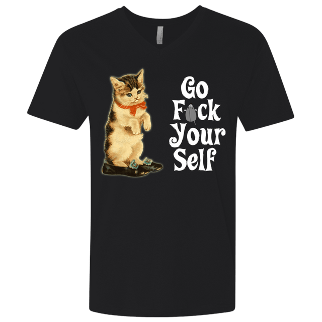 T-Shirts Black / X-Small Go fck yourself Men's Premium V-Neck