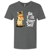 T-Shirts Heavy Metal / X-Small Go fck yourself Men's Premium V-Neck