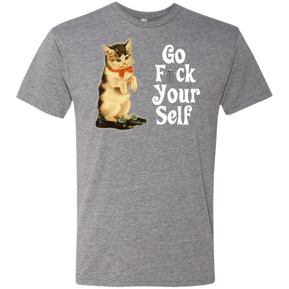 T-Shirts Premium Heather / Small Go fck yourself Men's Triblend T-Shirt