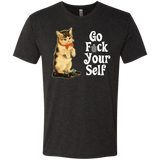 T-Shirts Vintage Black / Small Go fck yourself Men's Triblend T-Shirt