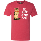 T-Shirts Vintage Red / Small Go fck yourself Men's Triblend T-Shirt