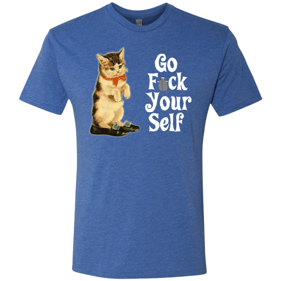 T-Shirts Vintage Royal / Small Go fck yourself Men's Triblend T-Shirt