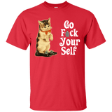 T-Shirts Red / Small Go fck yourself T-Shirt