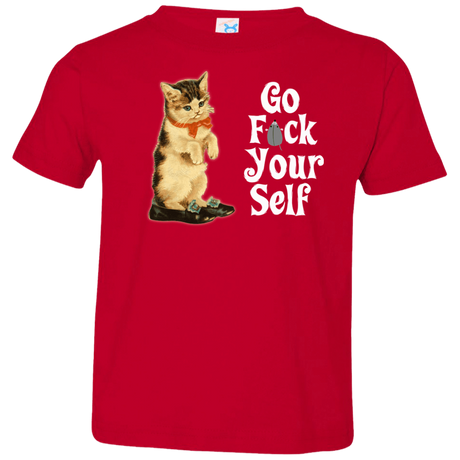 T-Shirts Red / 2T Go fck yourself Toddler Premium T-Shirt