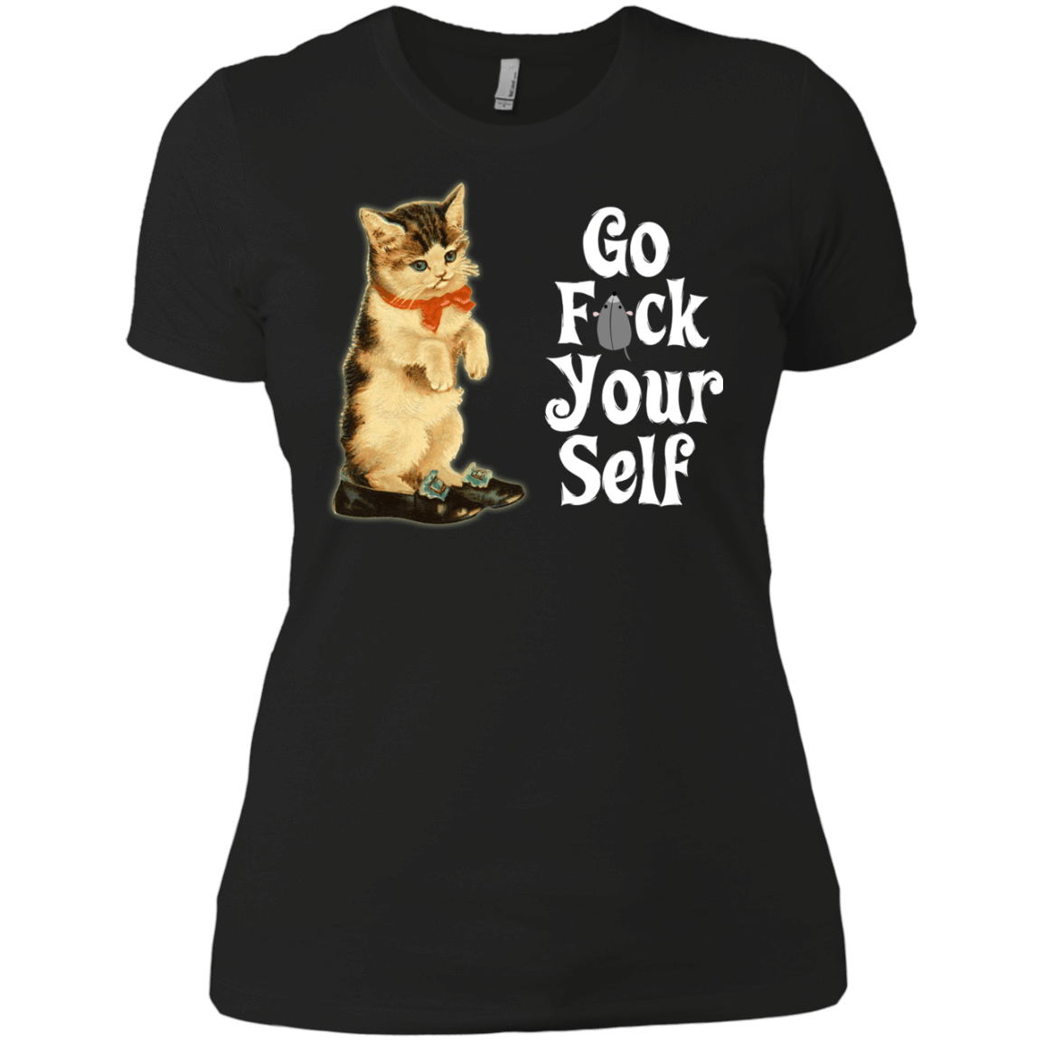 T-Shirts Black / X-Small Go fck yourself Women's Premium T-Shirt