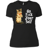 T-Shirts Black / X-Small Go fck yourself Women's Premium T-Shirt