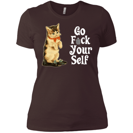 T-Shirts Dark Chocolate / X-Small Go fck yourself Women's Premium T-Shirt