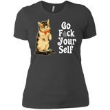 T-Shirts Heavy Metal / X-Small Go fck yourself Women's Premium T-Shirt