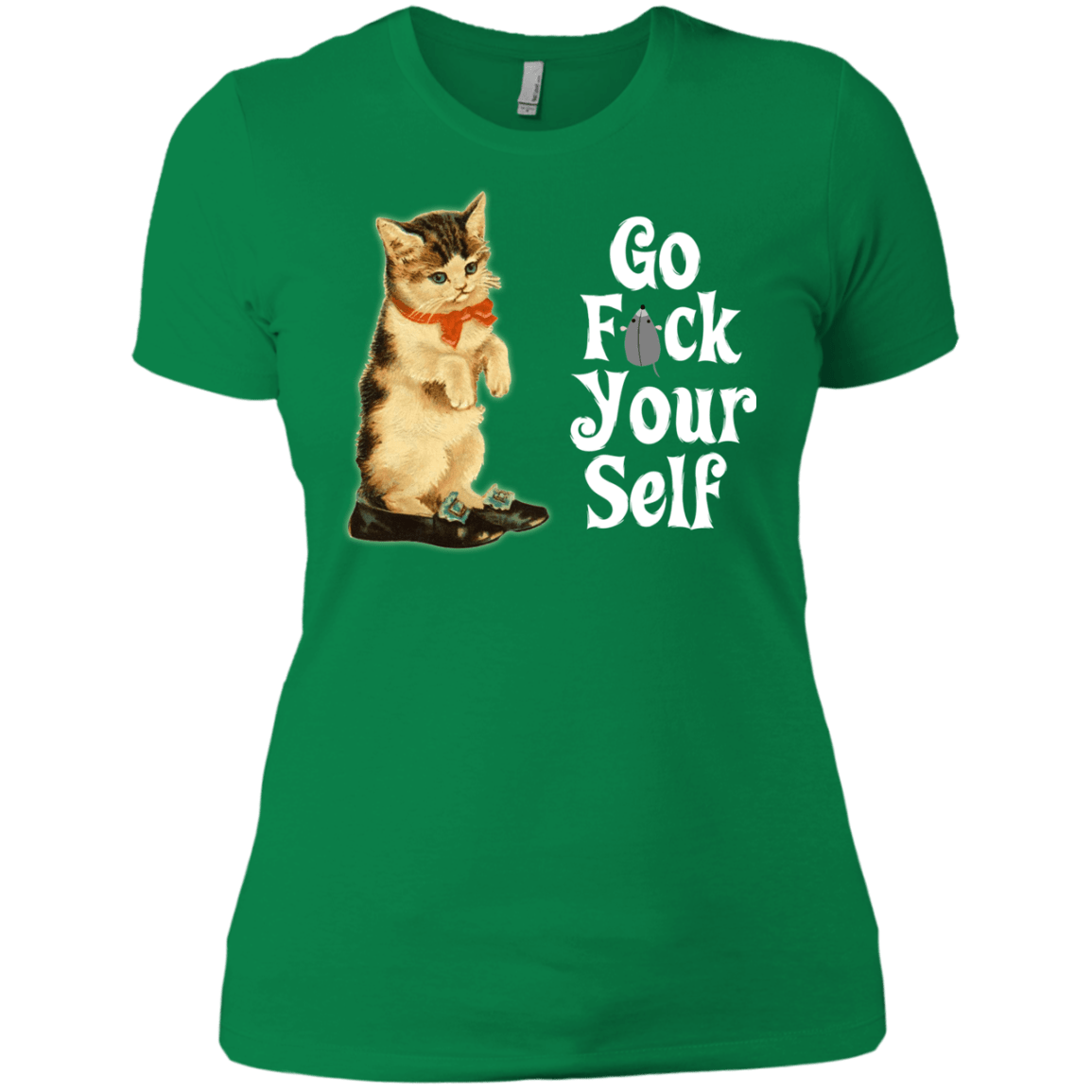 T-Shirts Kelly Green / X-Small Go fck yourself Women's Premium T-Shirt