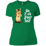 T-Shirts Kelly Green / X-Small Go fck yourself Women's Premium T-Shirt