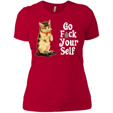 T-Shirts Red / X-Small Go fck yourself Women's Premium T-Shirt