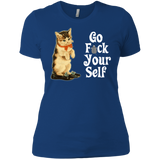 T-Shirts Royal / X-Small Go fck yourself Women's Premium T-Shirt