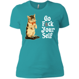 T-Shirts Tahiti Blue / X-Small Go fck yourself Women's Premium T-Shirt