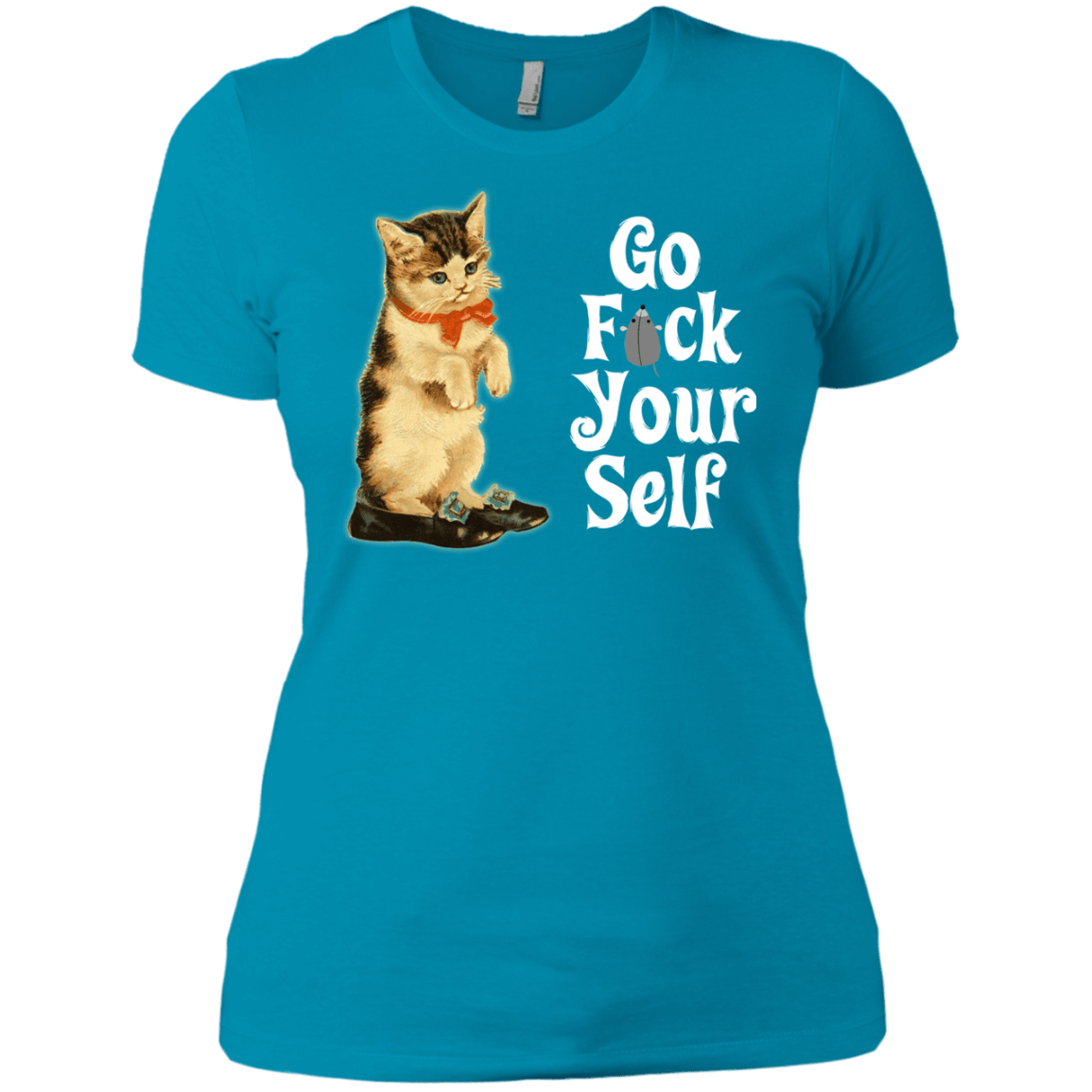 T-Shirts Turquoise / X-Small Go fck yourself Women's Premium T-Shirt