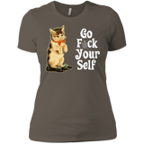 T-Shirts Warm Grey / X-Small Go fck yourself Women's Premium T-Shirt