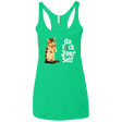 T-Shirts Envy / X-Small Go fck yourself Women's Triblend Racerback Tank