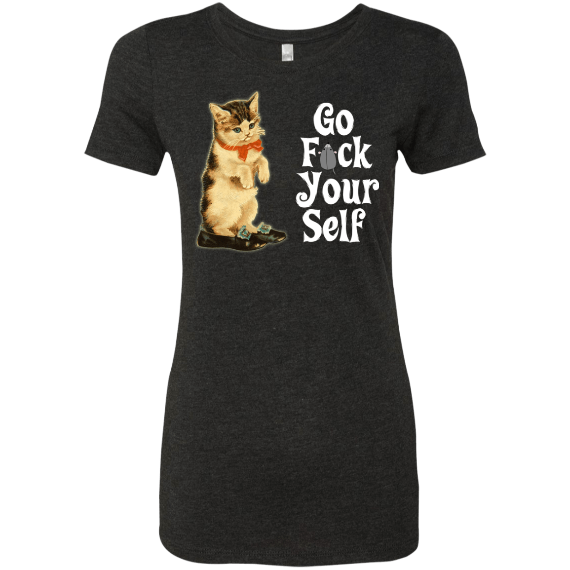 T-Shirts Vintage Black / Small Go fck yourself Women's Triblend T-Shirt