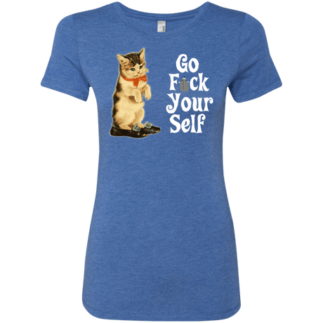 T-Shirts Vintage Royal / Small Go fck yourself Women's Triblend T-Shirt