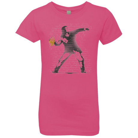 T-Shirts Hot Pink / YXS GO LONG MARK Girls Premium T-Shirt