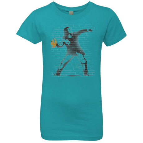 T-Shirts Tahiti Blue / YXS GO LONG MARK Girls Premium T-Shirt