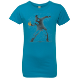 T-Shirts Turquoise / YXS GO LONG MARK Girls Premium T-Shirt