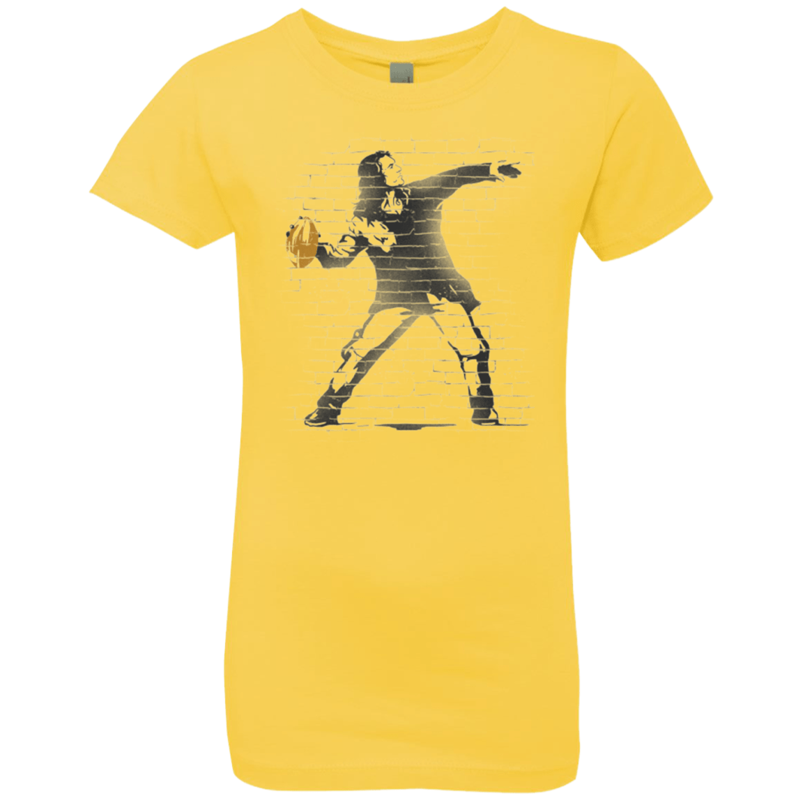 T-Shirts Vibrant Yellow / YXS GO LONG MARK Girls Premium T-Shirt