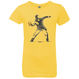 T-Shirts Vibrant Yellow / YXS GO LONG MARK Girls Premium T-Shirt