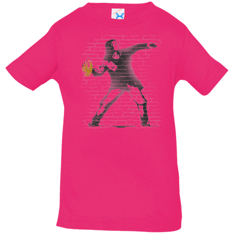 T-Shirts Hot Pink / 6 Months GO LONG MARK Infant Premium T-Shirt