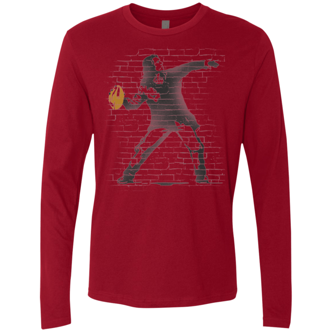 T-Shirts Cardinal / Small GO LONG MARK Men's Premium Long Sleeve