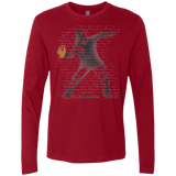 T-Shirts Cardinal / Small GO LONG MARK Men's Premium Long Sleeve