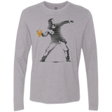 T-Shirts Heather Grey / Small GO LONG MARK Men's Premium Long Sleeve