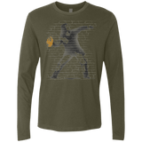 T-Shirts Military Green / Small GO LONG MARK Men's Premium Long Sleeve