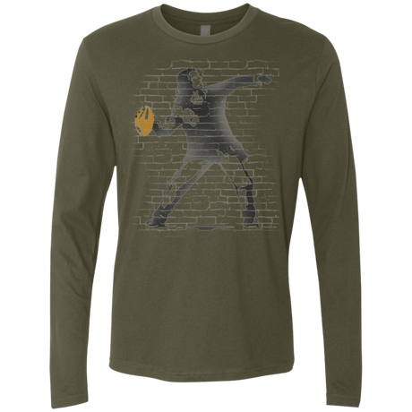 T-Shirts Military Green / Small GO LONG MARK Men's Premium Long Sleeve