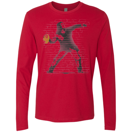 T-Shirts Red / Small GO LONG MARK Men's Premium Long Sleeve