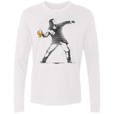 T-Shirts White / Small GO LONG MARK Men's Premium Long Sleeve