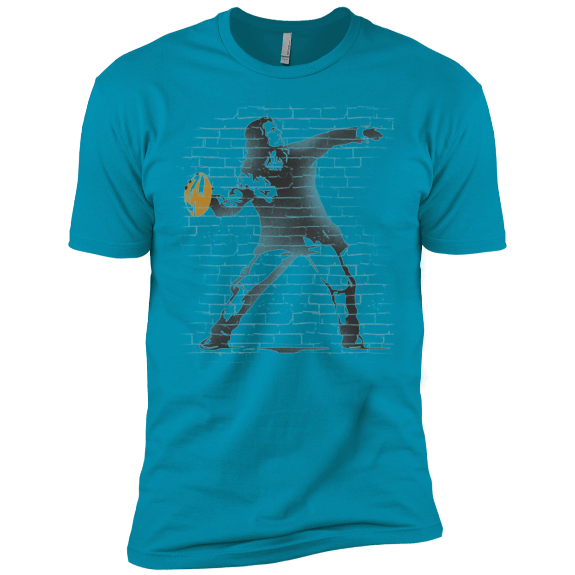 T-Shirts Turquoise / X-Small GO LONG MARK Men's Premium T-Shirt