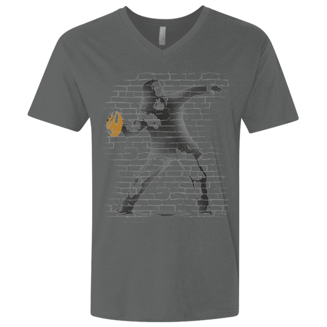 T-Shirts Heavy Metal / X-Small GO LONG MARK Men's Premium V-Neck