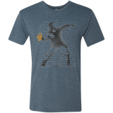 T-Shirts Indigo / Small GO LONG MARK Men's Triblend T-Shirt