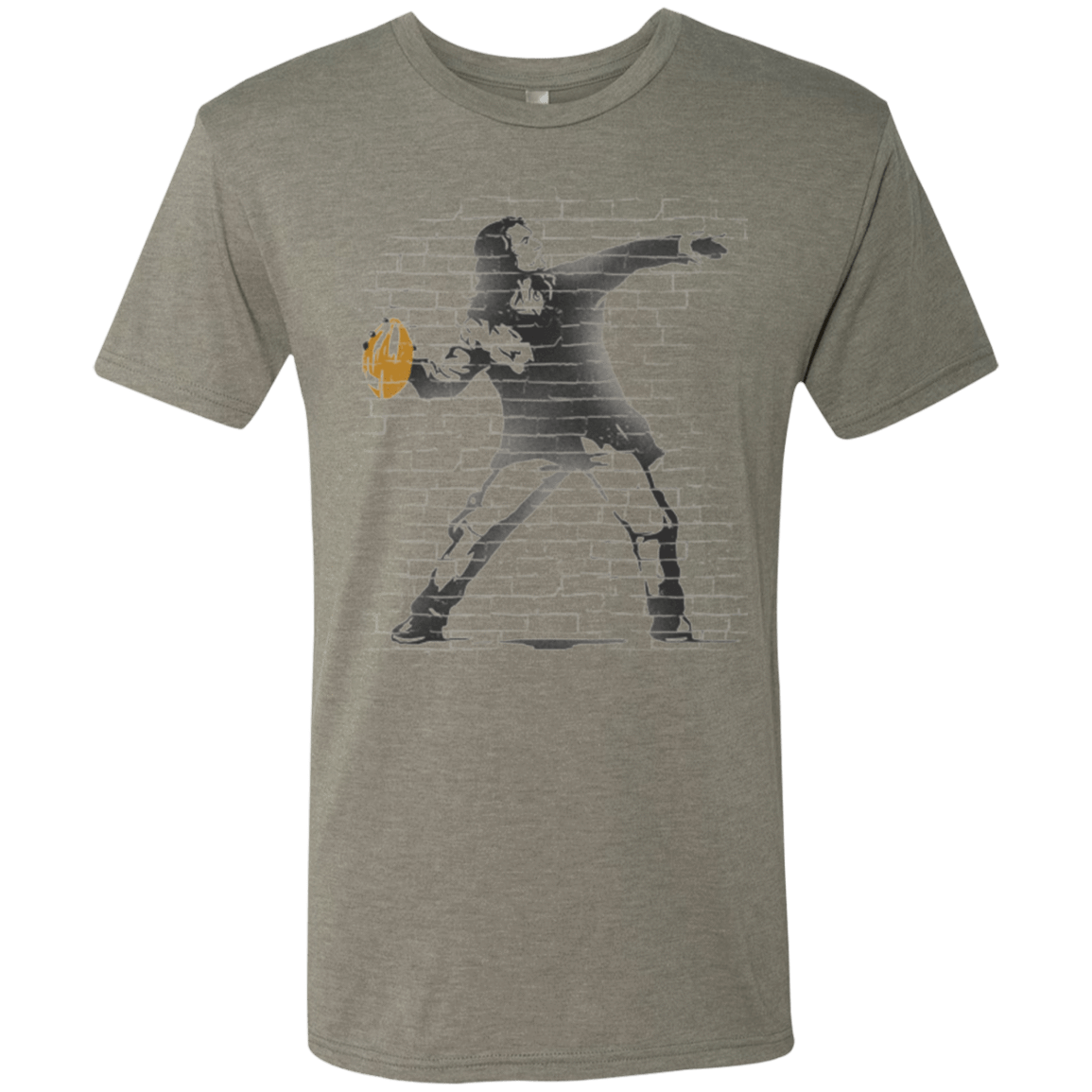 T-Shirts Venetian Grey / Small GO LONG MARK Men's Triblend T-Shirt