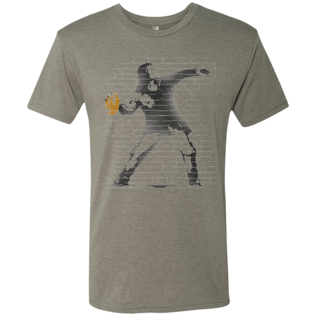 T-Shirts Venetian Grey / Small GO LONG MARK Men's Triblend T-Shirt