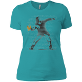 T-Shirts Tahiti Blue / X-Small GO LONG MARK Women's Premium T-Shirt