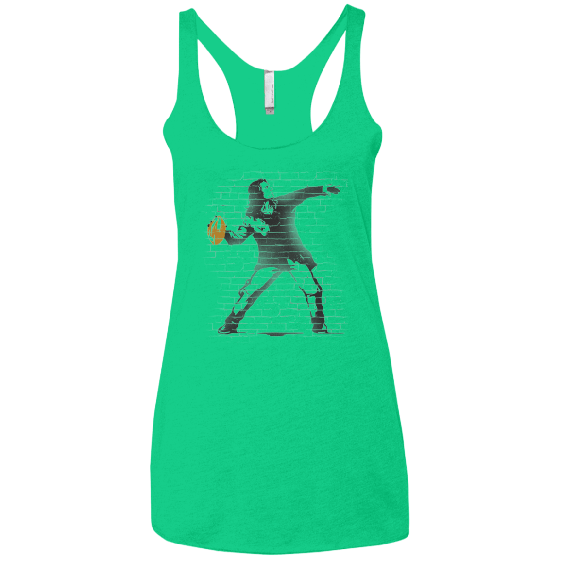 T-Shirts Envy / X-Small GO LONG MARK Women's Triblend Racerback Tank