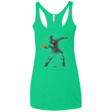 T-Shirts Envy / X-Small GO LONG MARK Women's Triblend Racerback Tank