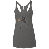 T-Shirts Premium Heather / X-Small GO LONG MARK Women's Triblend Racerback Tank
