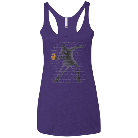 T-Shirts Purple Rush / X-Small GO LONG MARK Women's Triblend Racerback Tank
